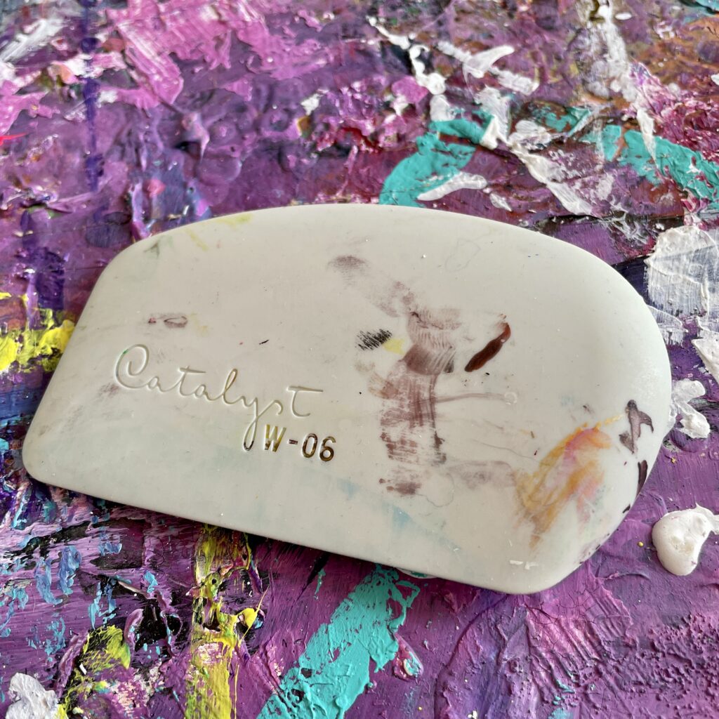 Die Rakeltechnik in der Kunst - JanisColorArt